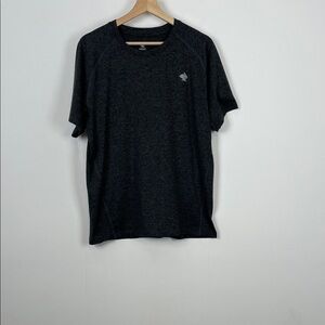 Rabbit Running Short Sleeve Men's XL Pullover Stretch  Black Athletic T Shirt